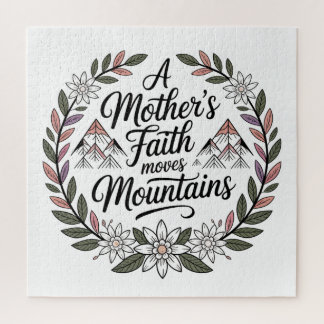 Puzzle La fe de una madre mueve montañas