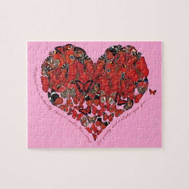 Puzzle La felicidad es una mariposa (Horizontal)