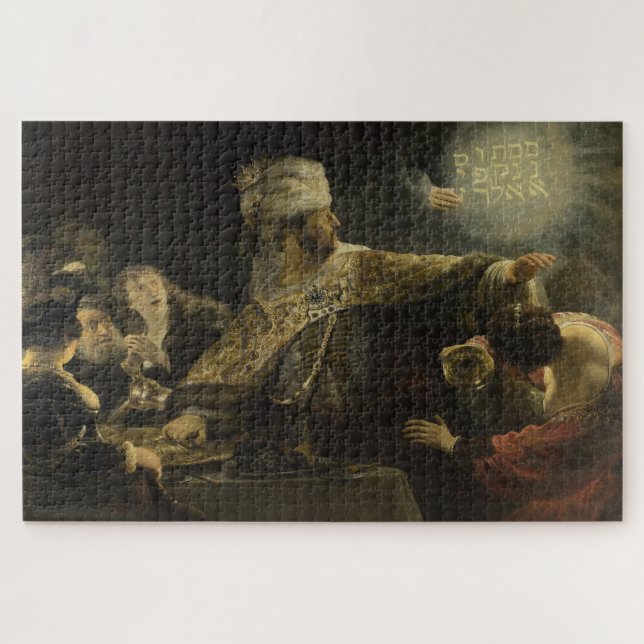 Puzzle La fiesta de Belshazzar: Rembrandt van Rijn Editio (Horizontal)