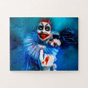 Puzzle La figura siniestra de payaso de Halloween de Slip