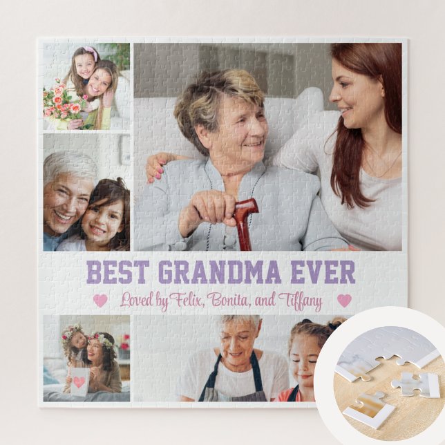 Puzzle La foto de la mejor abuela Personalizado de todos  (Subido por el creador)