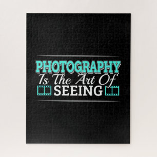 Puzzle La fotografía es el arte de ver - cita de la menta