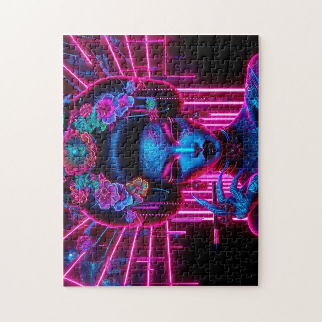 Puzzle La geisha néon (Vertical)