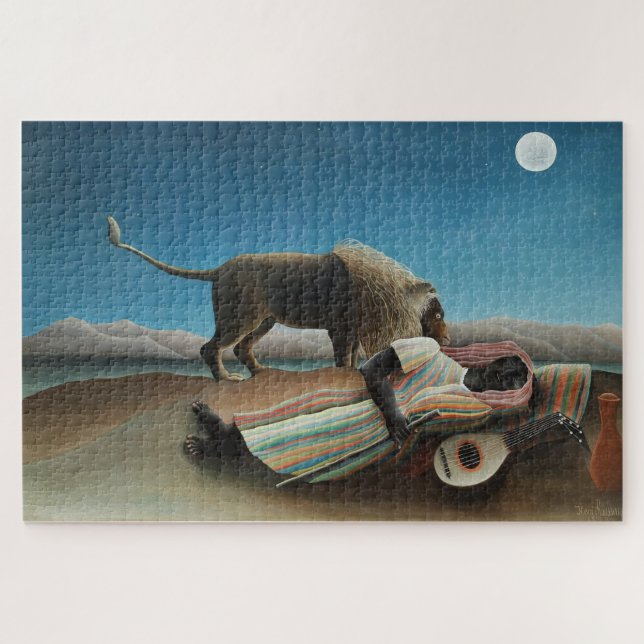 Puzzle La gitana dormida: Henri Rousseau (Horizontal)