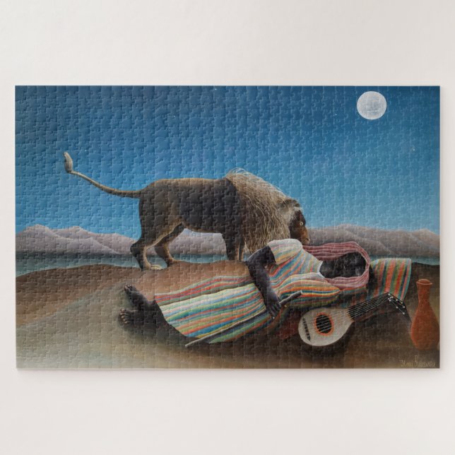 Puzzle La gitana durmiente | Henri Rousseau | (Horizontal)