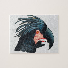 Puzzle La Gran Cockatoo Negra de Francois Levaillant.