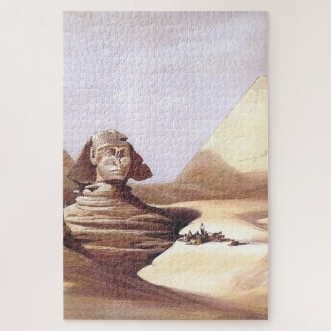 Puzzle La Gran Esfinge, Pirámides de Giza (Vertical)