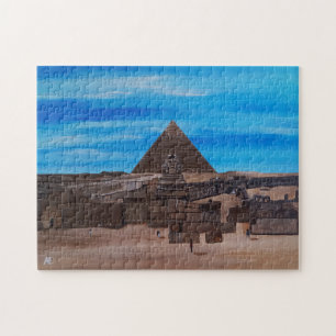Puzzle La Gran Esfinge y la Pirámide de Khafre