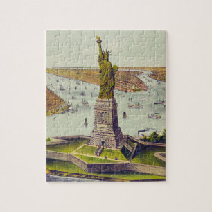 Puzzle La Gran Estatua de Bartholdi, Estatua de la Libert