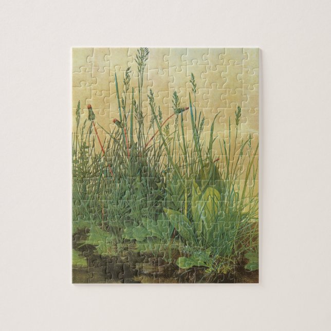 Puzzle La gran (gran) pieza de turf de Albrecht Durer (Vertical)