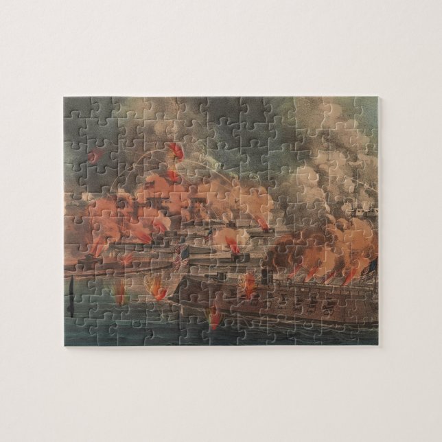 Puzzle La gran lucha en la guerra civil de Charleston (Horizontal)