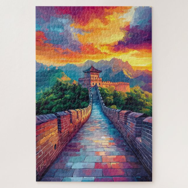 Puzzle La Gran Muralla de China. (Vertical)