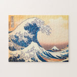 Puzzle La gran ola<br><div class="desc">La Gran Ola de Kanagawa, también conocida como La Gran Ola o La Ola, es una huella de madera del artista japonés Katsushika Hokusai. Fue publicado en algún momento entre 1829 y 1833 y es la obra más famosa de Hokusai y una de las obras de arte japonés más populares...</div>