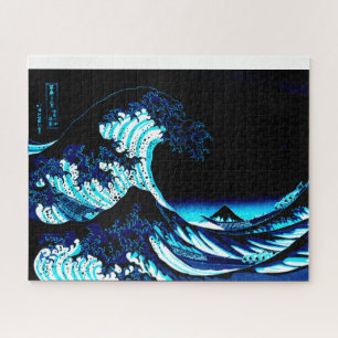 Puzzle La Gran Ola Azul Oscuro