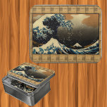 Puzzle La gran ola del artista japonés vintage de Kanagaw<br><div class="desc">¡Son los pequeños detalles los que hacen el gran rompecabezas! El ilustracion presenta obras de arte "The Great Wave",  una famosa pintura del artista japonés Hokusai. Perfecto para un regalo.</div>
