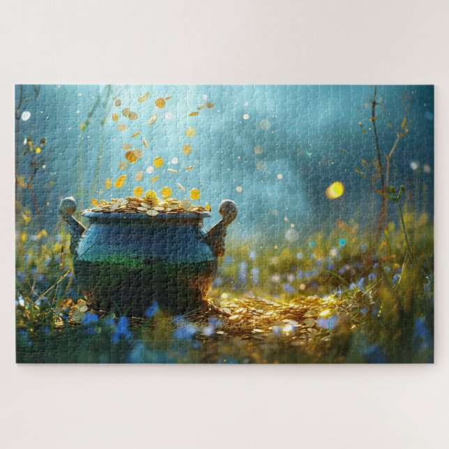 Puzzle La gran olla ornamental de San Patricio de Slipper (Horizontal)