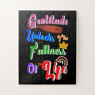 Puzzle La Gratitud Desbloquea La Plena Vida