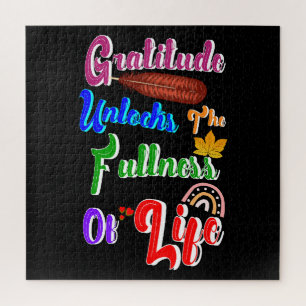 Puzzle La Gratitud Desbloquea La Plena Vida