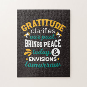 Puzzle La gratitud trae paz hoy – Fe positiva