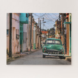Puzzle La Habana Street Oldtimer Coche Cuba Viaje Fotogra