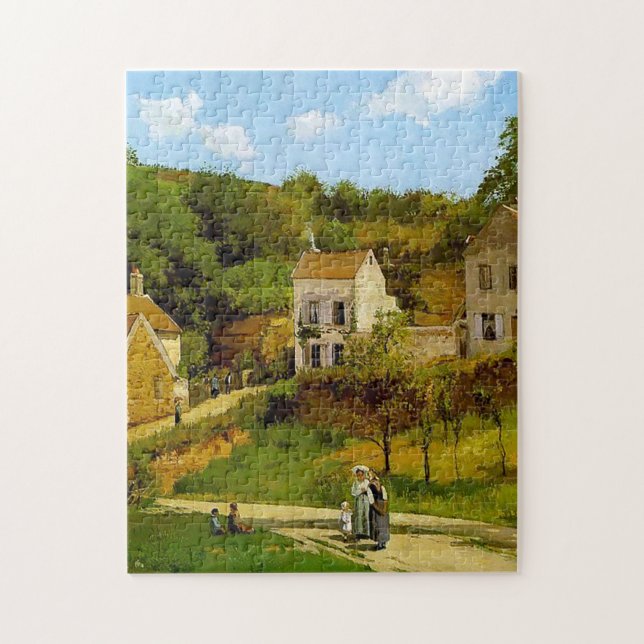 Puzzle La herencia de Pontoise por Camille Pissarro (Vertical)