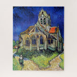 Puzzle La iglesia de Vincent van Gogh en Auvers<br><div class="desc">"La Iglesia de Auvers" es una de las famosas pinturas creadas por Vincent van Gogh en 1890, unas semanas antes de su muerte. Muestra la iglesia de Notre-Dame de l'Assomption, en el pequeño pueblo francés de Auvers-sur-Oise, donde van Gogh pasó los últimos meses de su vida. La pintura se caracteriza...</div>