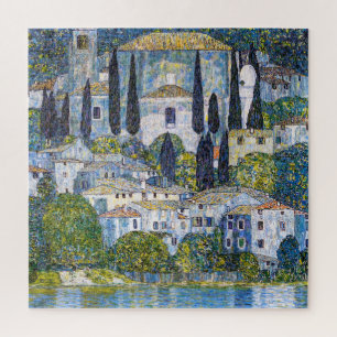 Puzzle La Iglesia en Cassone Gustav Klimt Póster