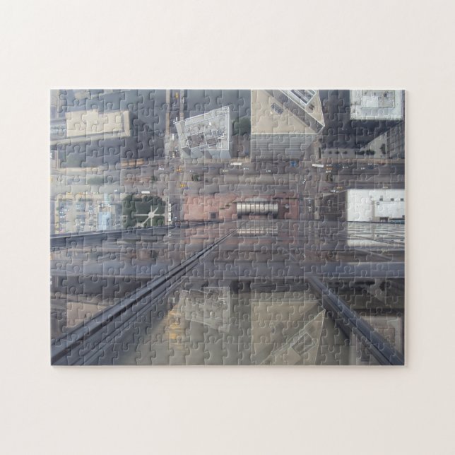 Puzzle La impresionante torre de Willis View Down 4x3 (Horizontal)