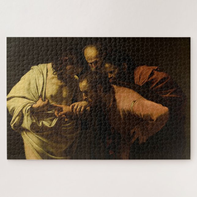 Puzzle La incredulidad de Santo Tomás - Caravaggio (Horizontal)