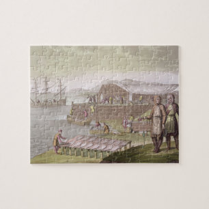 Puzzle La industria pesquera, Terranova, de 'Le Costu