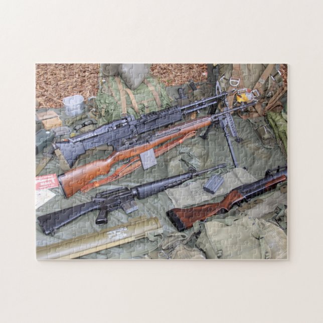 Puzzle La infantería de la era de Vietnam adapta (Horizontal)