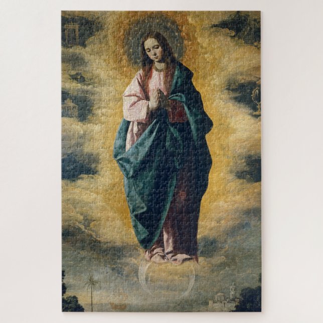 Puzzle La Inmaculada Concepción Radiancia Celestial Arte (Vertical)