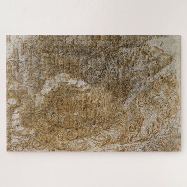 Puzzle La inundación - Leonardo da Vinci (1515) (Horizontal)
