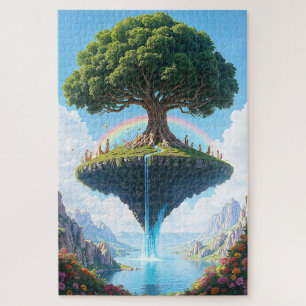 Puzzle La isla flotante encantada