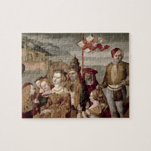 Puzzle La leyenda de Santa Ursula, c.1530 (aceite en el