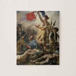 Puzzle La libertad como líder del pueblo, Delacroix