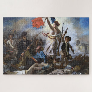 Puzzle La libertad como líder del pueblo: Eugène Delacroi