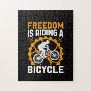 Puzzle La Libertad De Ciclismo Es Montar En Bicicleta