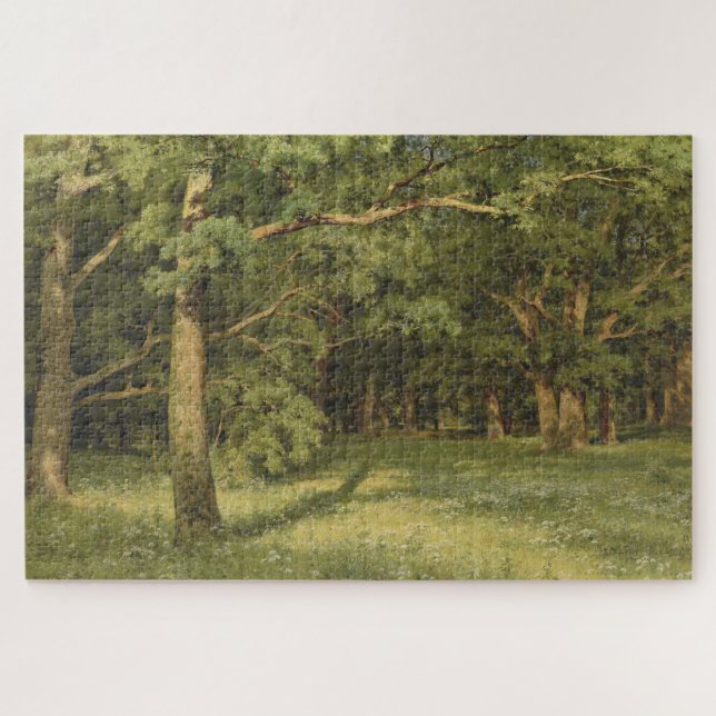 Puzzle La limpieza forestal (paisaje de Woodland) (Horizontal)