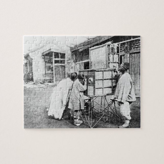 Puzzle La linterna mágica, c.1870 (foto de b/w) (Horizontal)