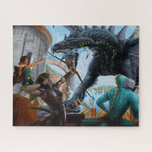 Puzzle La lucha contra el enigma del dragón negro 520 Pc