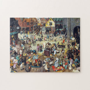 Puzzle La lucha entre el carnaval y la Cuaresma, Bruegel