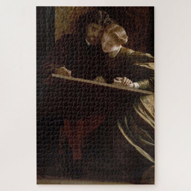 Puzzle La luna de miel del pintor (de Frederic Leighton) (Vertical)