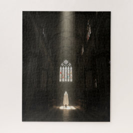 Puzzle La luz del sol en la antigua y misteriosa catedral