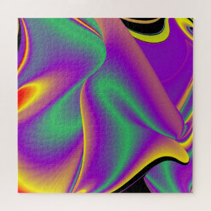 Puzzle La magia de los colores abstracta el arte pluviomé