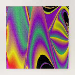 Puzzle La magia de los colores abstracta el arte pluviomé
