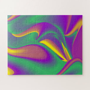 Puzzle La magia de los colores abstracta el arte pluviomé