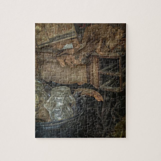 Puzzle La máquina de coser de la abuela (Vertical)