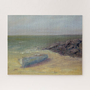 Puzzle La marea entra - Barco a la orilla