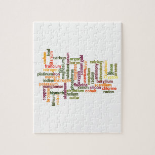 Puzzle La mayoría de los elementos comunes (química de 